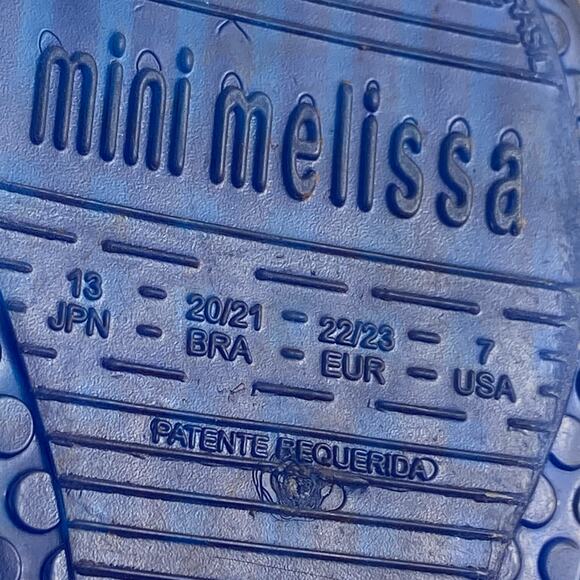 Mini Melissa Blue and Pink Popsicle Sandals - Picture 6 of 12